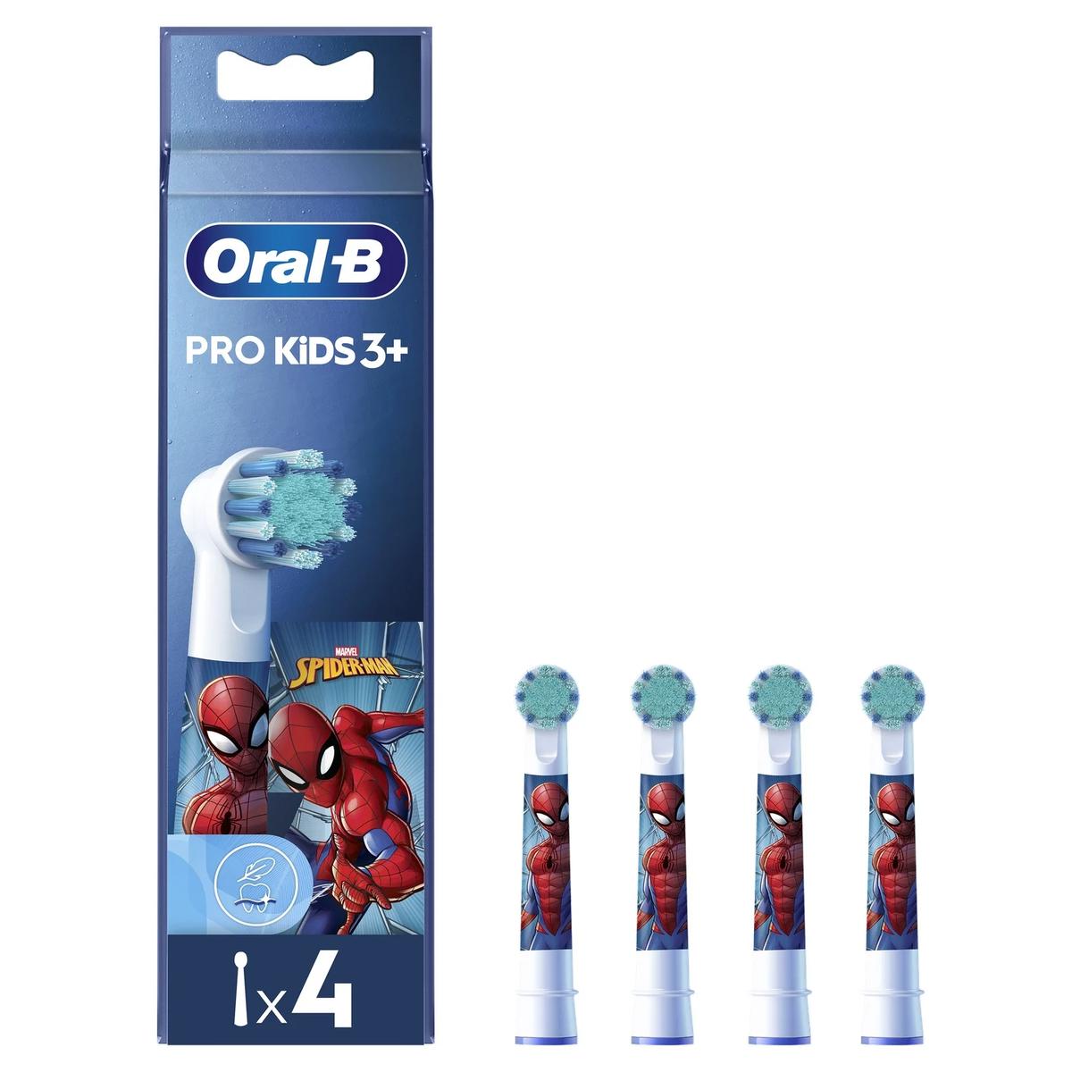 8006540804445 - Oral B - Brossettes Enfants Pro Kids 3+ Spiderman