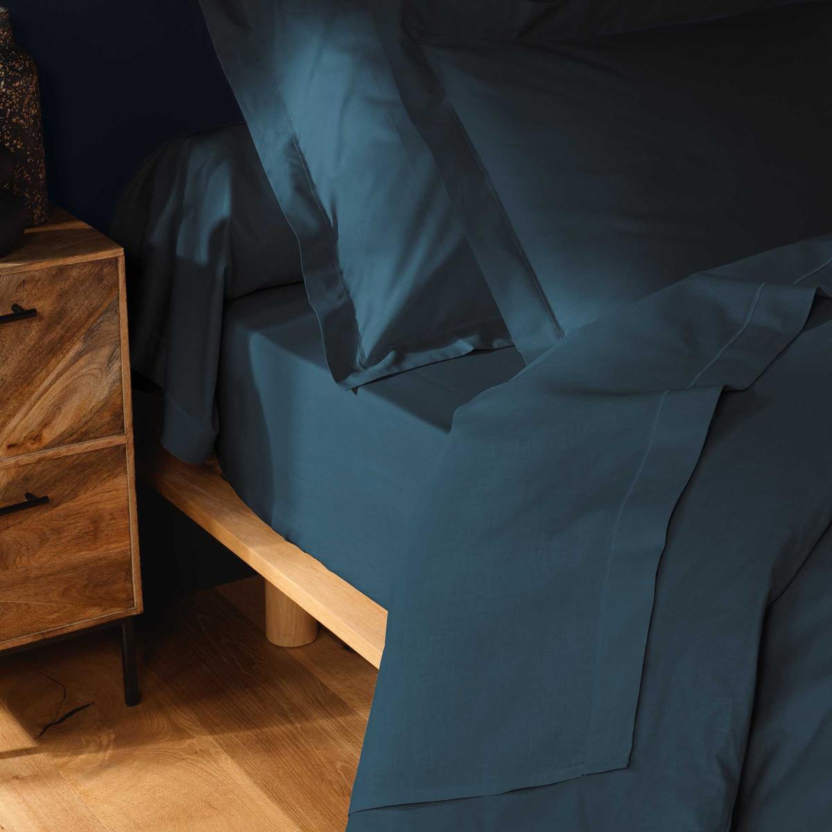 3574386445245 - Douceur D Interieur - Taie oreiller bleu bourdon
