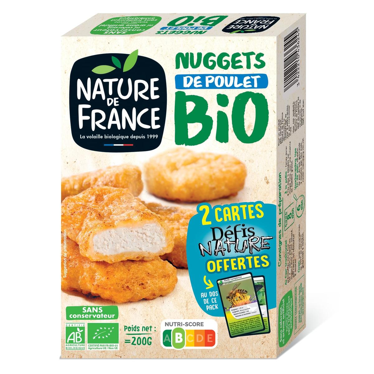 3422210436245 - Nature De France - Nuggets de Poulet Bio