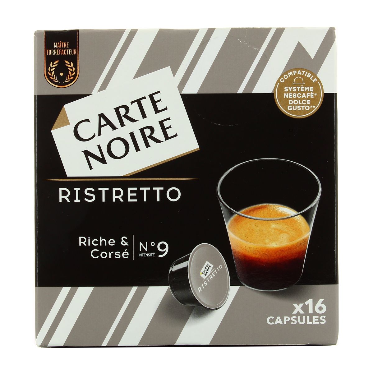 Achat Vente Carte Noire Ristretto Riche Et Corse N 9 16 Capsules