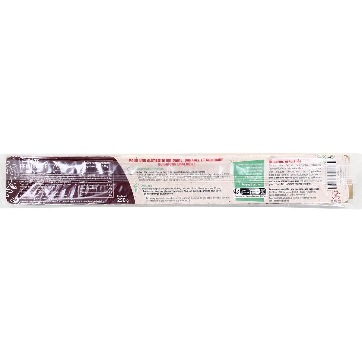 3531150000246 - Biobleud - Pâte feuilletée bio sans gluten