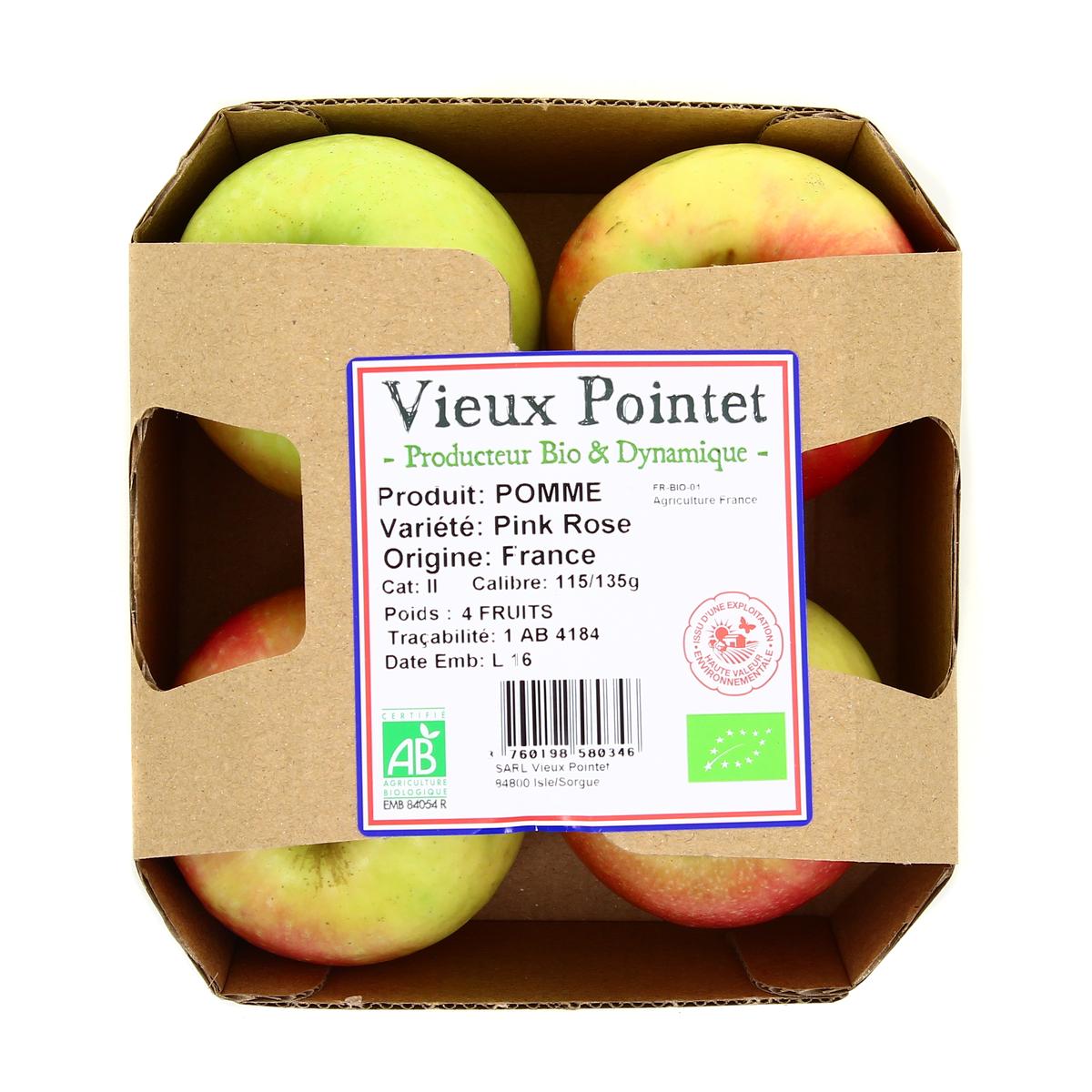 3760198580346 - Le Vieux Pointet - Pomme Pink rose bio