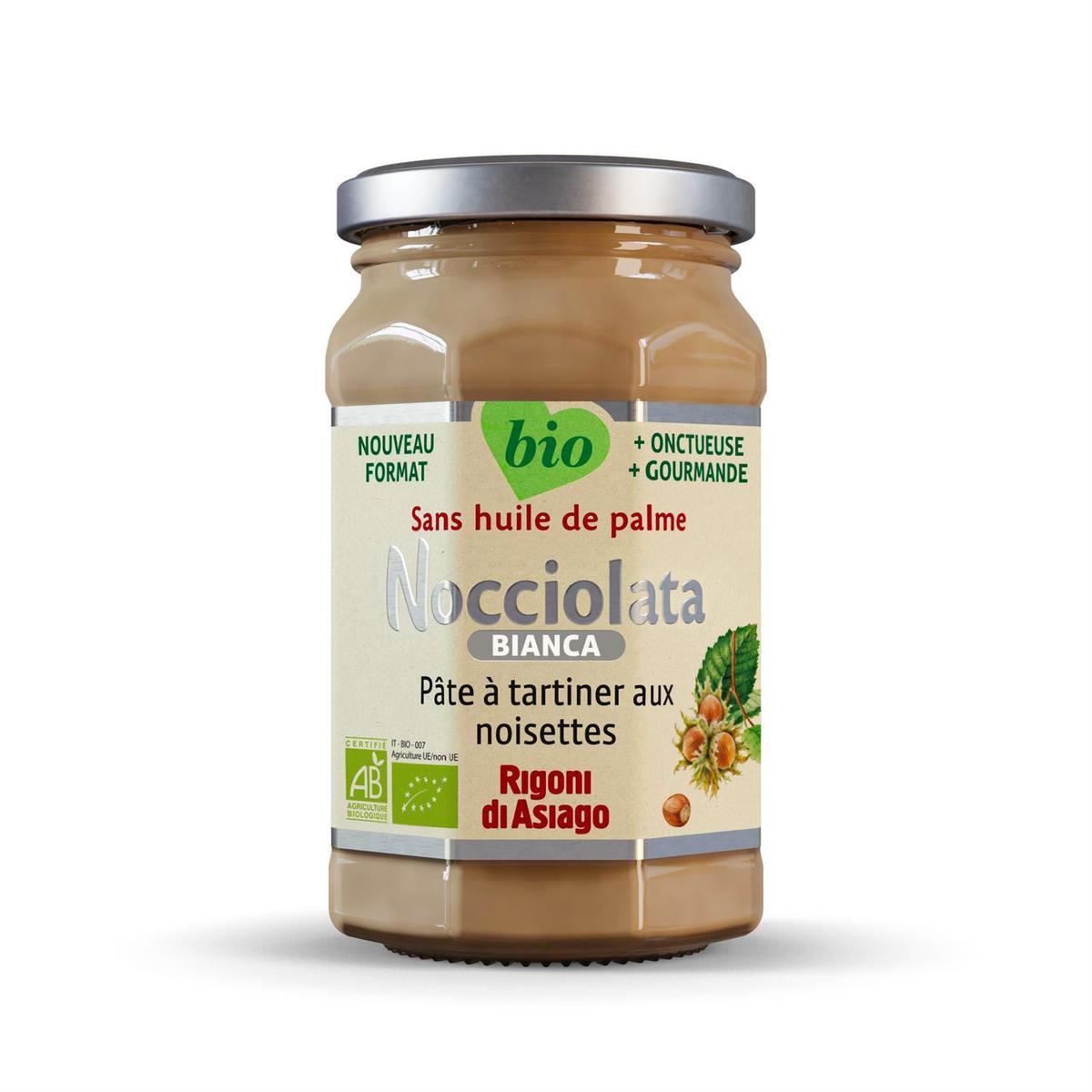 8052575090346 - Nocciolata Rigoni Di Asiago - Pâte à tartiner bio aux noisettes Bianca