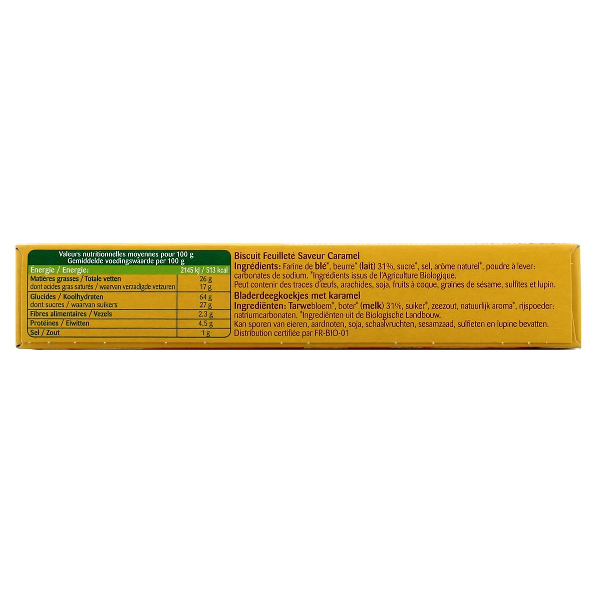 3396411221446 - Bonneterre - Biscuit feuilleté caramelisé bio