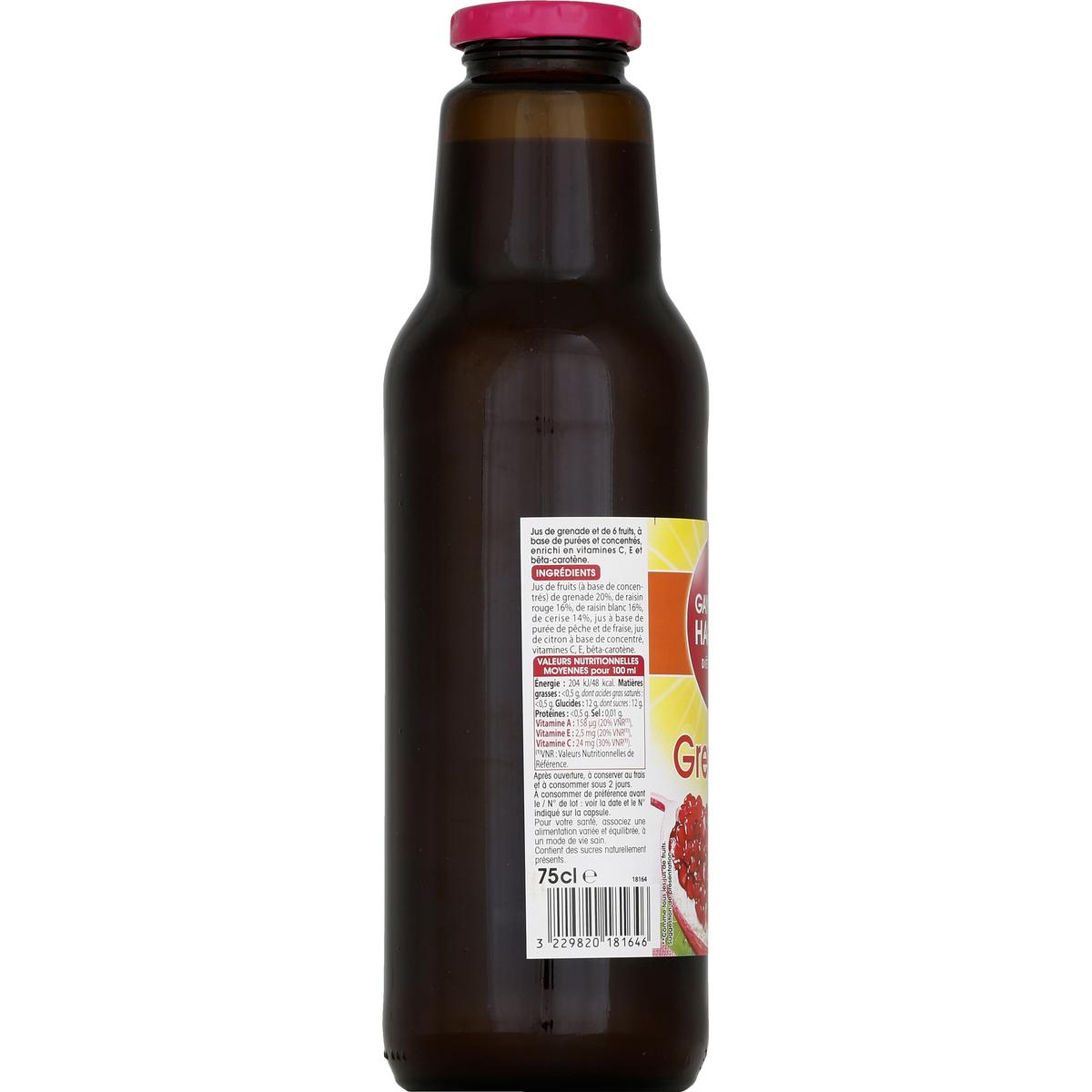 3229820181646 - Gayelord Hauser - Jus de grenade sans sucres ajoutés
