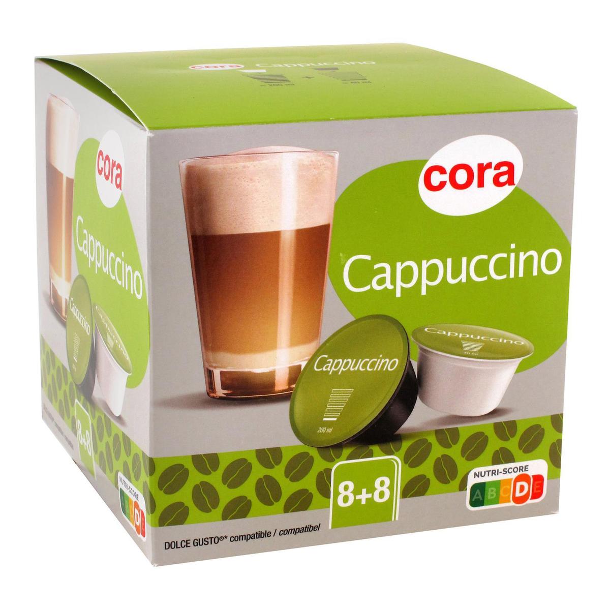 3257987022946 - Cora - Capsules type dolce gusto capuccino