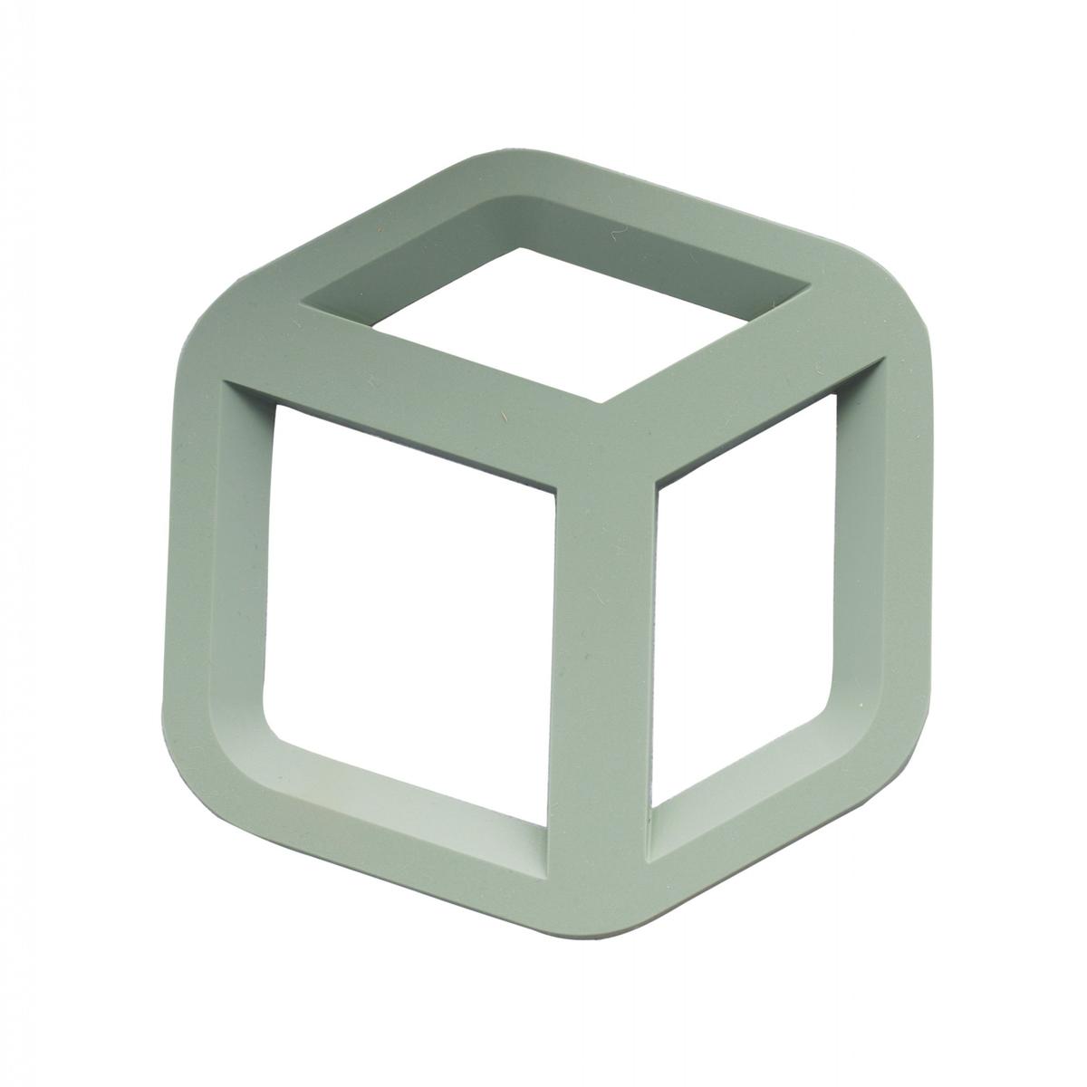 5404035703946 - Point virgule - Sous-plat 3D en silicone cube vert