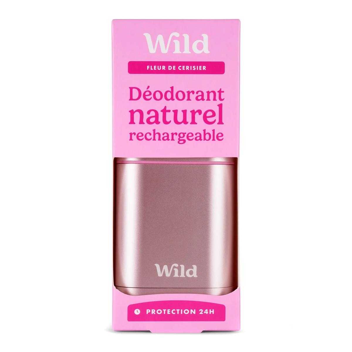 5060968414146 - Wild - Déodorant stick rechargable fleur cerisier