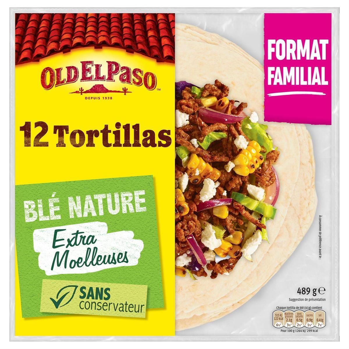 8410076474346 - Old el Paso - 12 Tortillas de Blé Nature