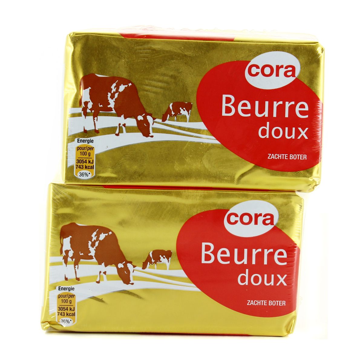 Cora beurre doux beurrier 250g