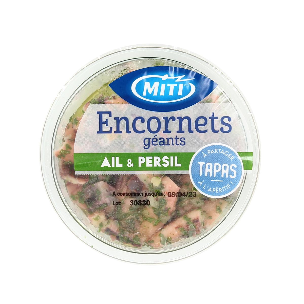 3760070016246 - MITI - Tapas Encornet géant ail et persil