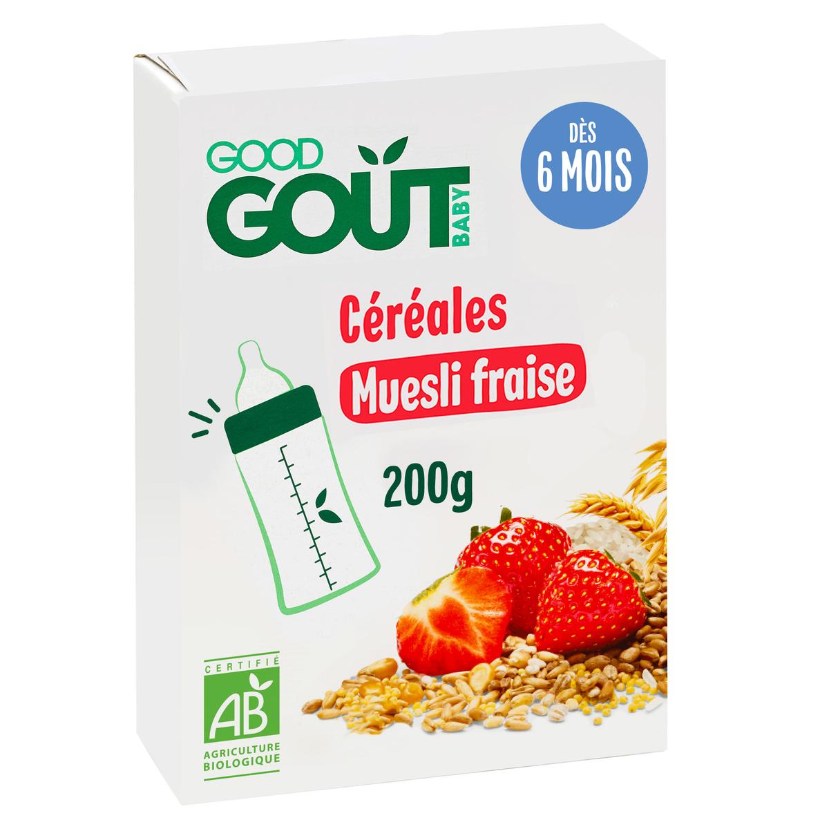 3770002327746 - Good Goût - Muesli fraise bio dès 8 mois