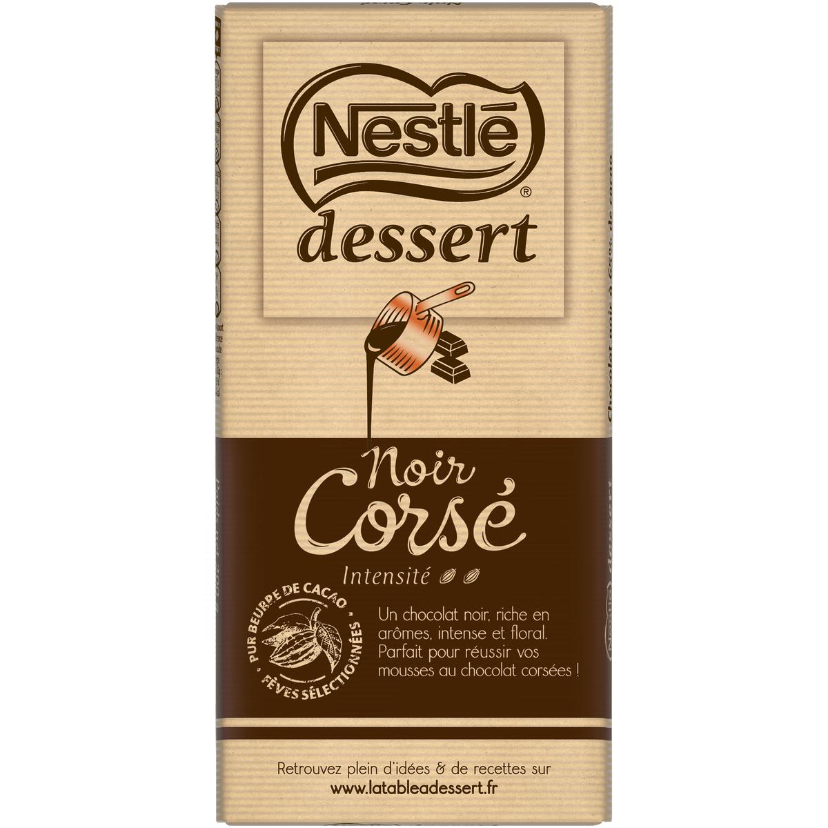 Livraison à domicile Nestlé Dessert Chocolat pâtissier noir corsé