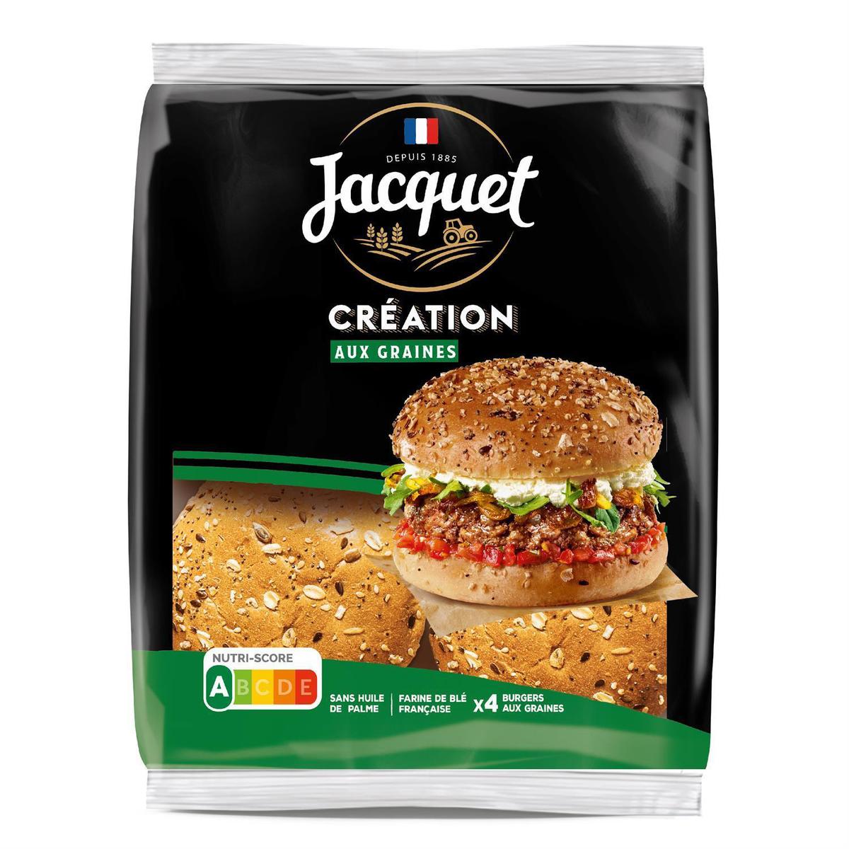 3029330070047 - Jacquet - Pain Burger Création Graines