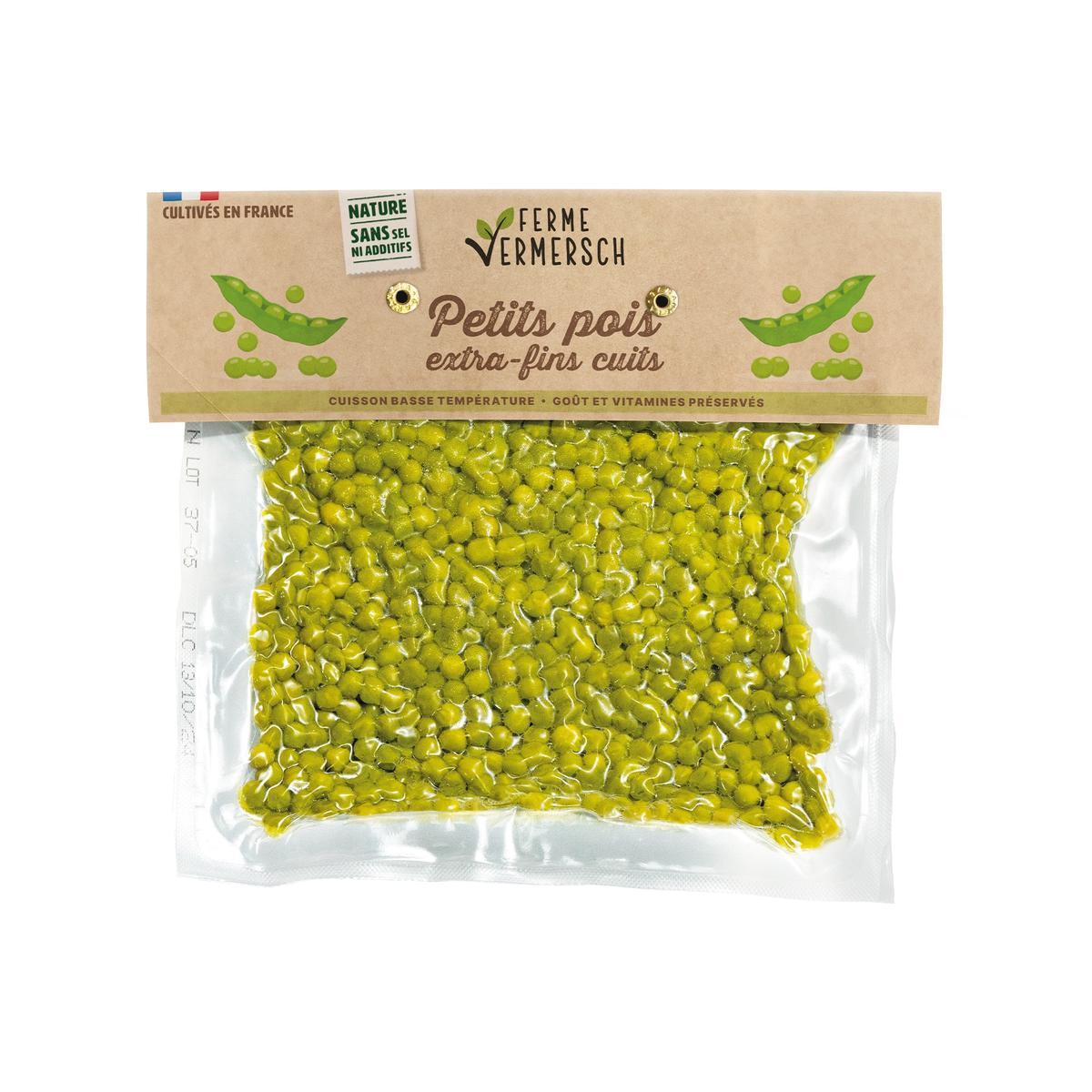 3760150670047 - Ferme Vermersch - Petits Pois Extra-Fins Cuits