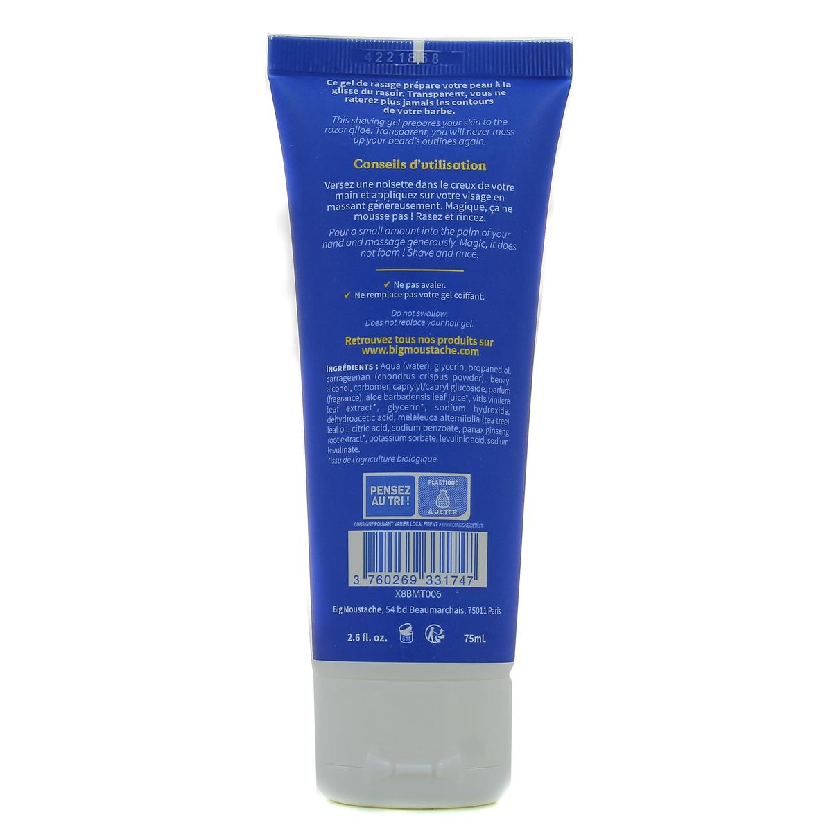 3760269331747 - Big Moustache® - Gel de rasage