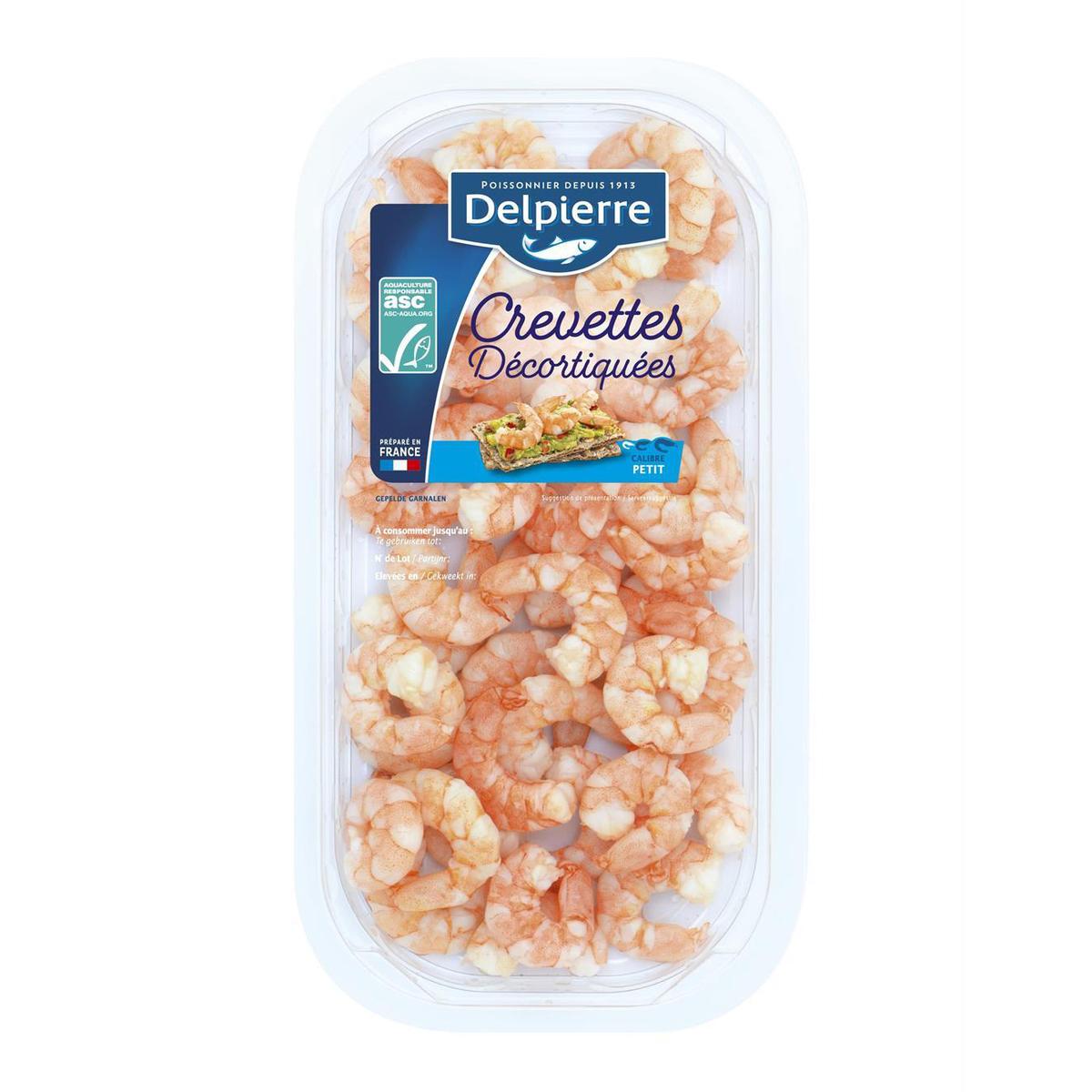 3336374402247 - Delpierre - Crevettes Décortiquées Nature