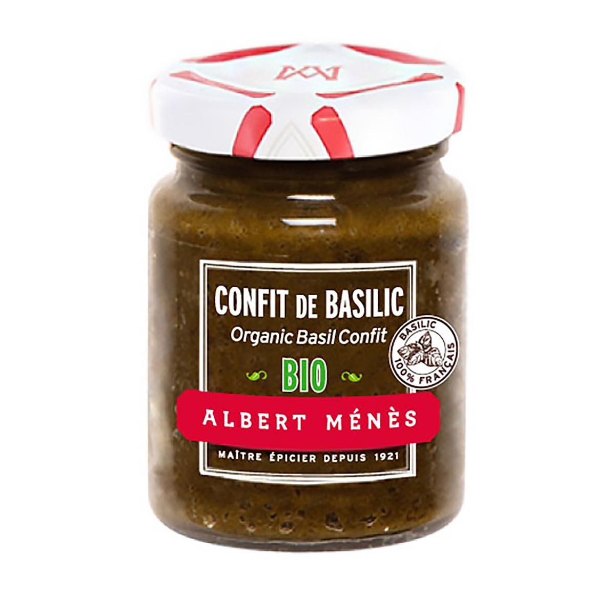 3162900032547 - Albert Ménès - Confit de basilic Bio