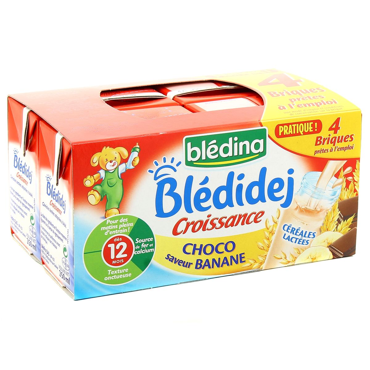 Bledina Bledi Dej Lait De Croissance Cereales Saveur Choco Banane Des 12 Mois