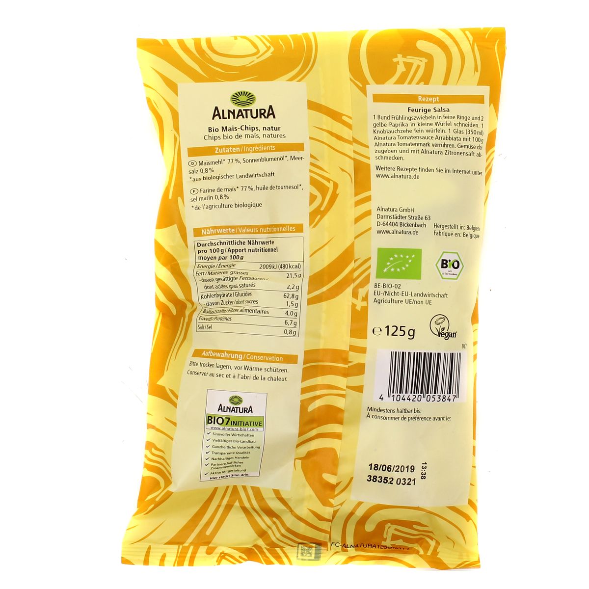 4104420239340 - Alnatura - Chips de maïs nature bio