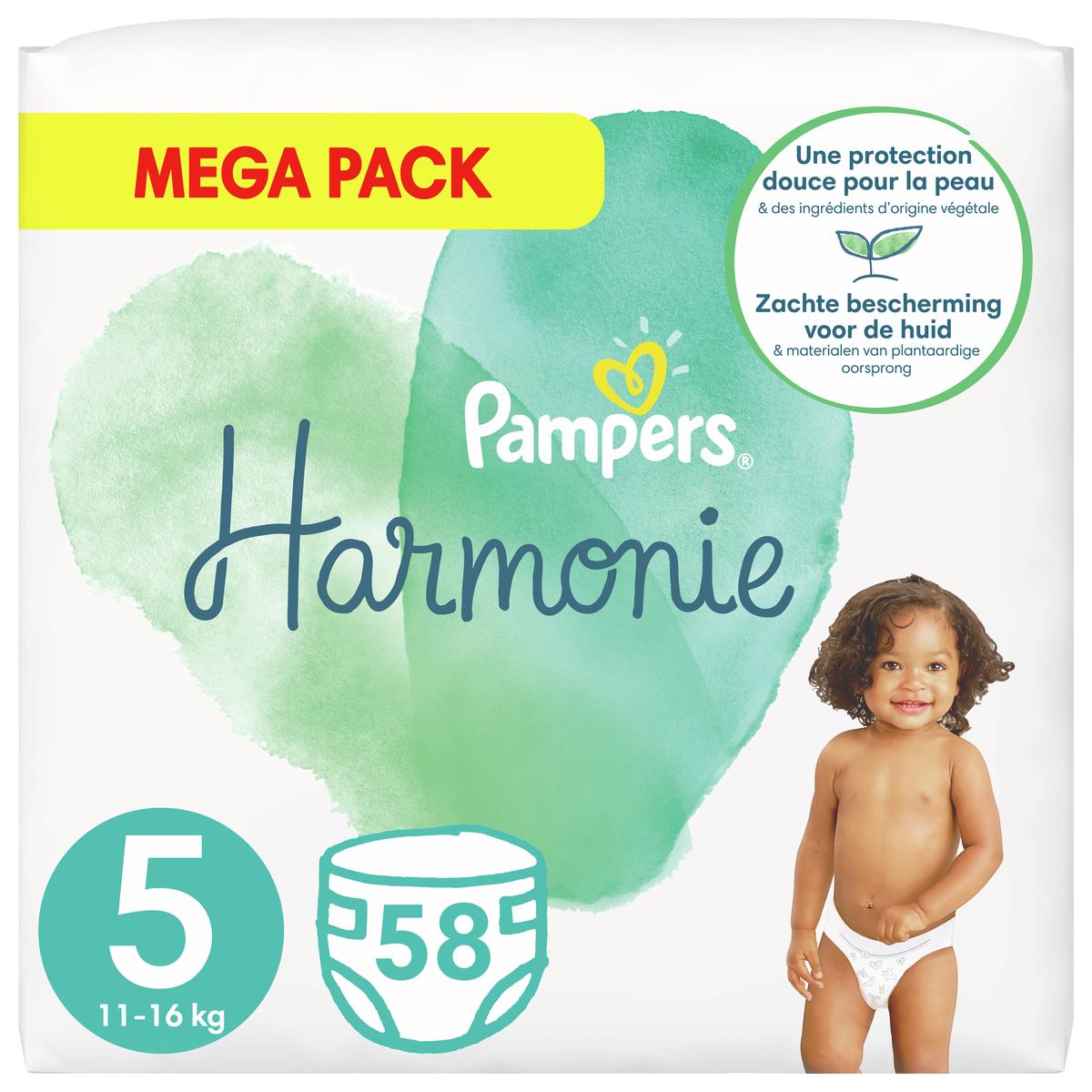 8001841654447 - Pampers Harmonie - Couches Taille 5 - 11kg+