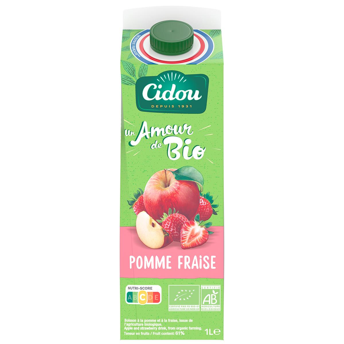 3760225495247 - Cidou - Nectar pomme fraise bio