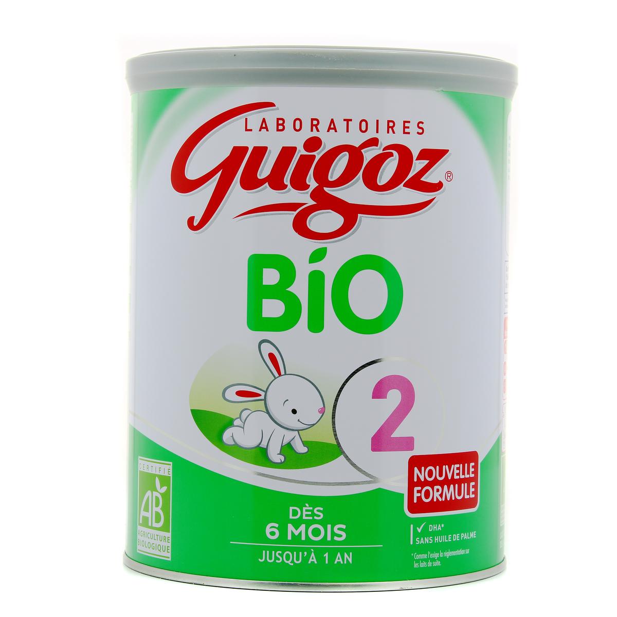 Livraison A Domicile Guigoz Lait Infantile 2eme Age Bio 800g