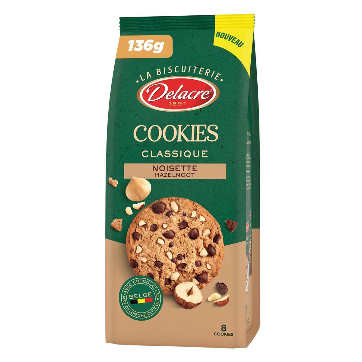 3116430217547 - Delacre - Cookies Chocolat et noisette X8