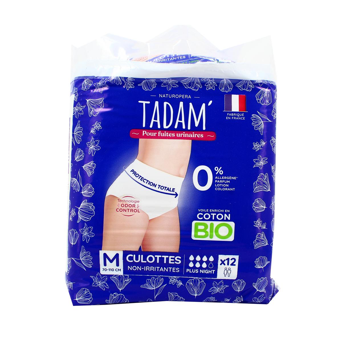 Tadam - Tadam 8 culottes jetables pour fuites urinaires - Plus - Taille L -  Sebio