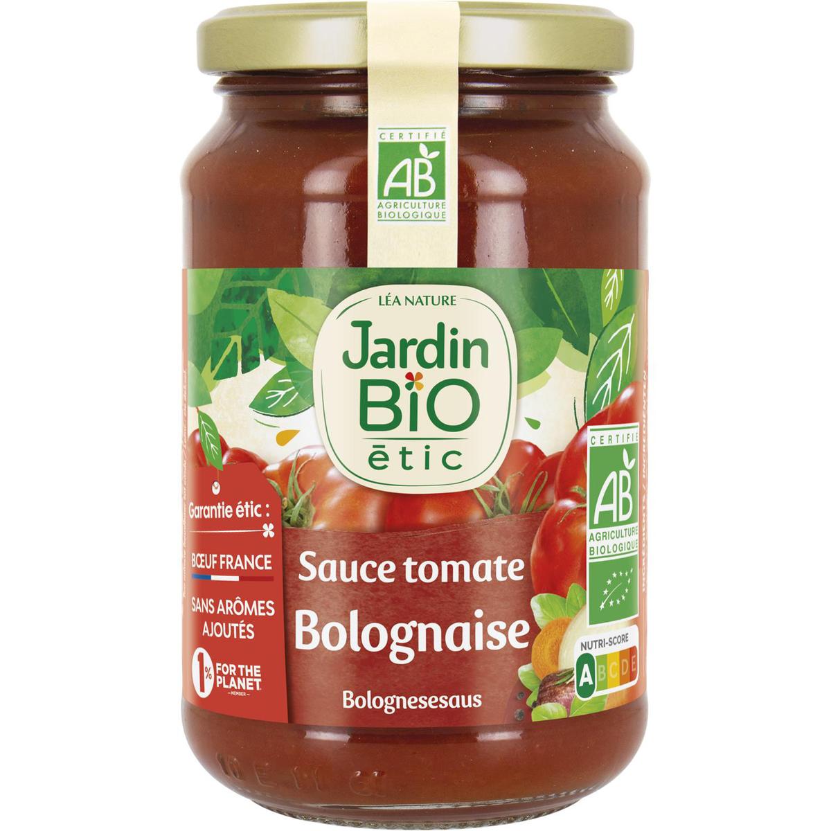 3760020509347 - Jardin Bio Etic - Sauce Tomate Bolognaise au Boeuf Bio