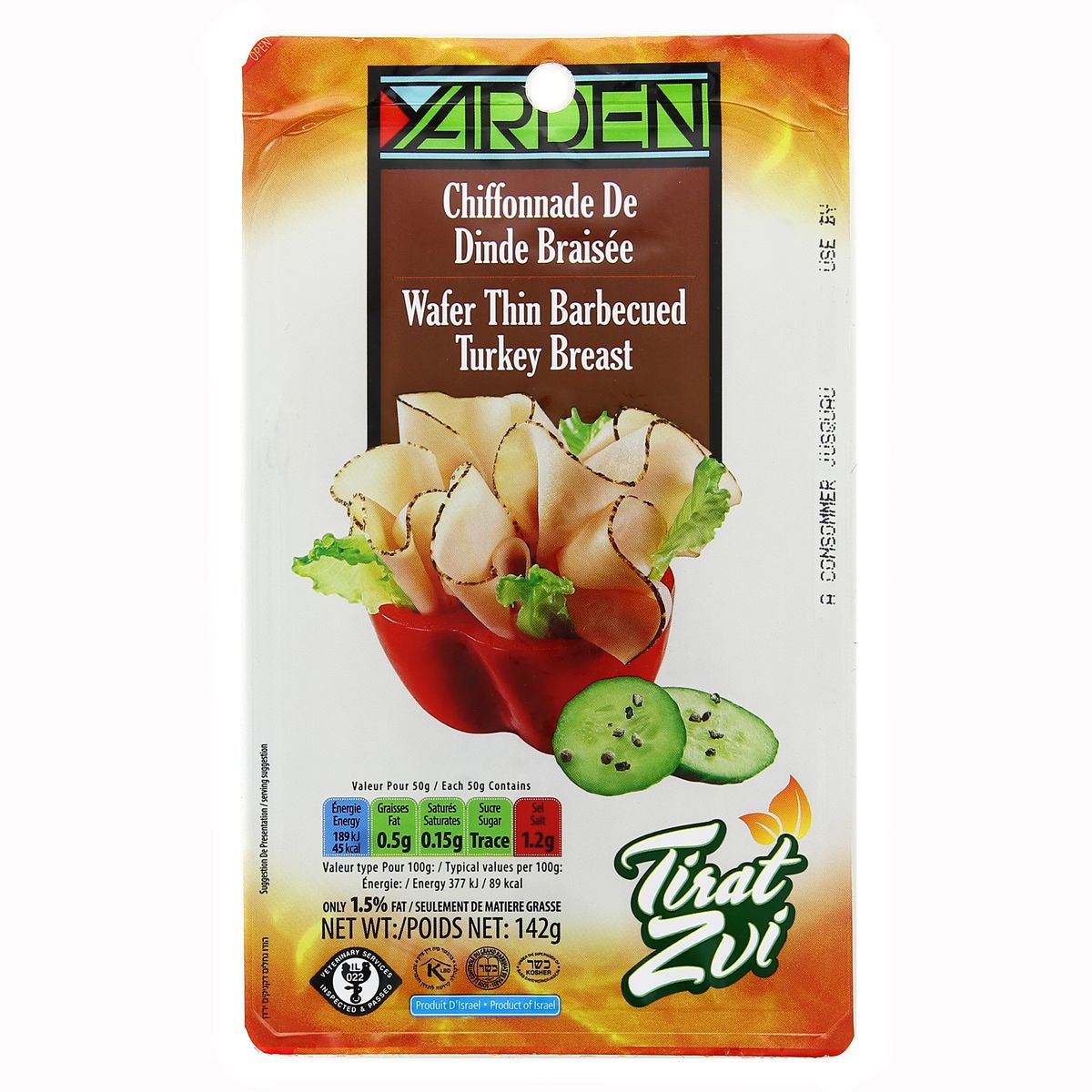 7290003289547 - Yarden - Chiffonnade de Dinde Braisée