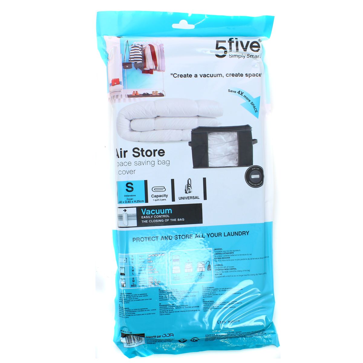 3560239371748 - 5 five - Housse de rangement sous vide