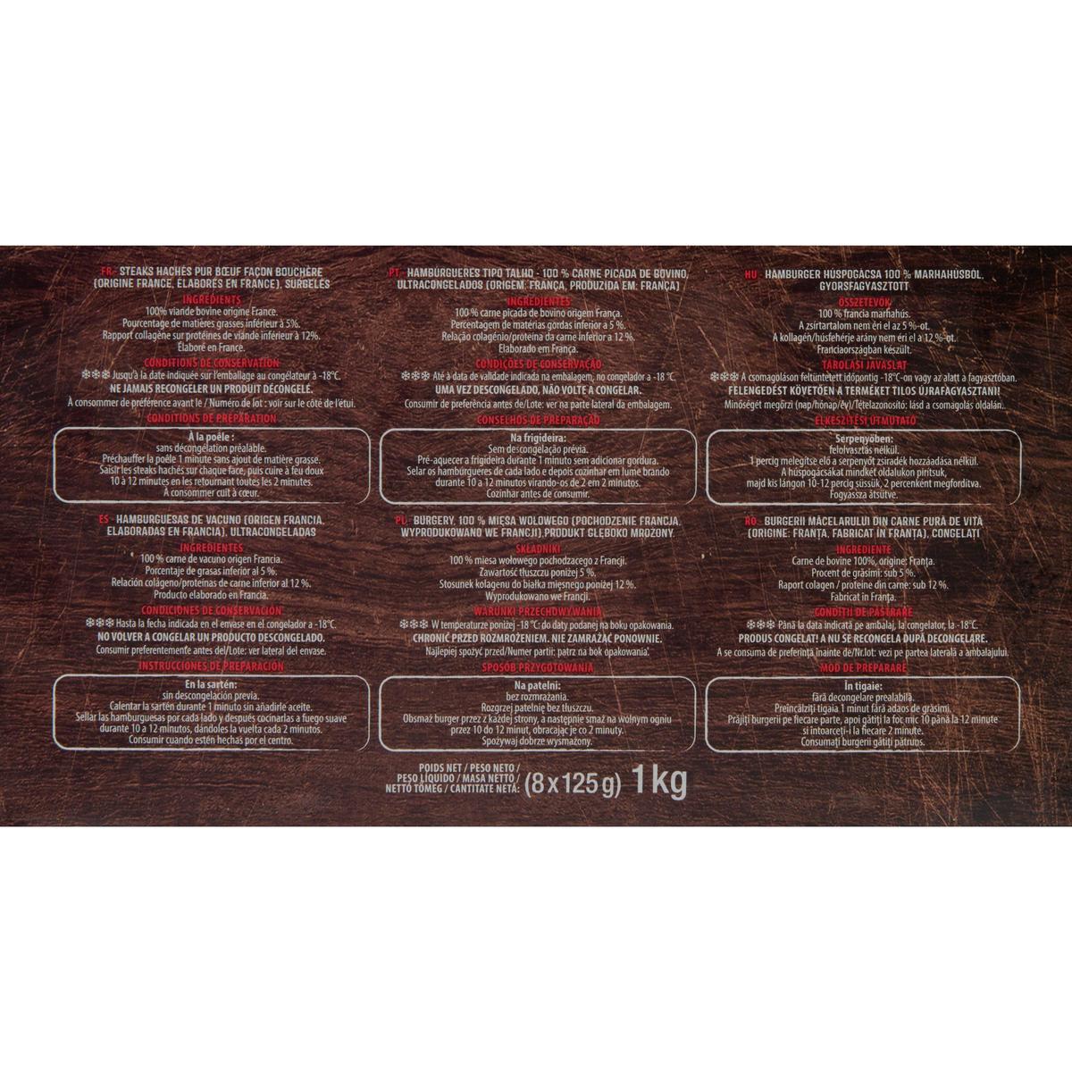 3596710532148 - Auchan - Steak haché pur boeuf façon bouchère 5%mg