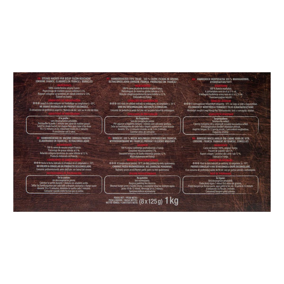 3596710532148 - Auchan - Steak haché pur boeuf façon bouchère 5%mg