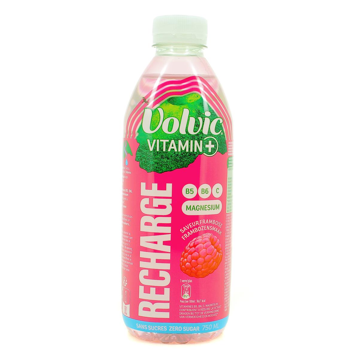 3057640604348 - Volvic - Eau Aromatisée Saveur Framboise Vitamin+ Recharge