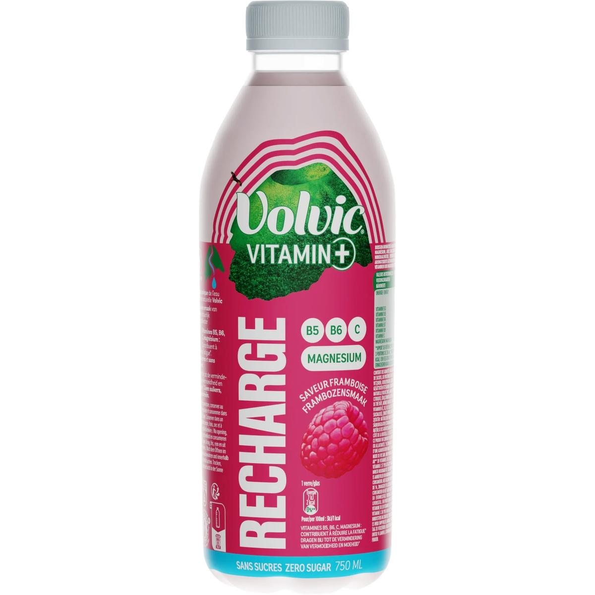 3057640604348 - Volvic - Eau Aromatisée Saveur Framboise Vitamin+ Recharge
