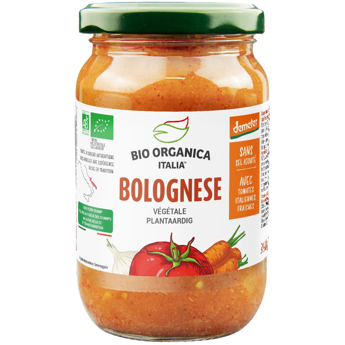 8029689025748 - Bio Organica Italia - Sauce bolognaise végétale bio Demeter