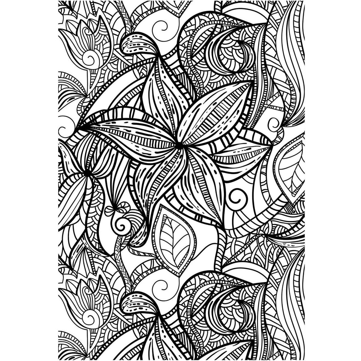 Hachette Loisirs Coloriage Art thérapie 100 coloriages anti stress zoom