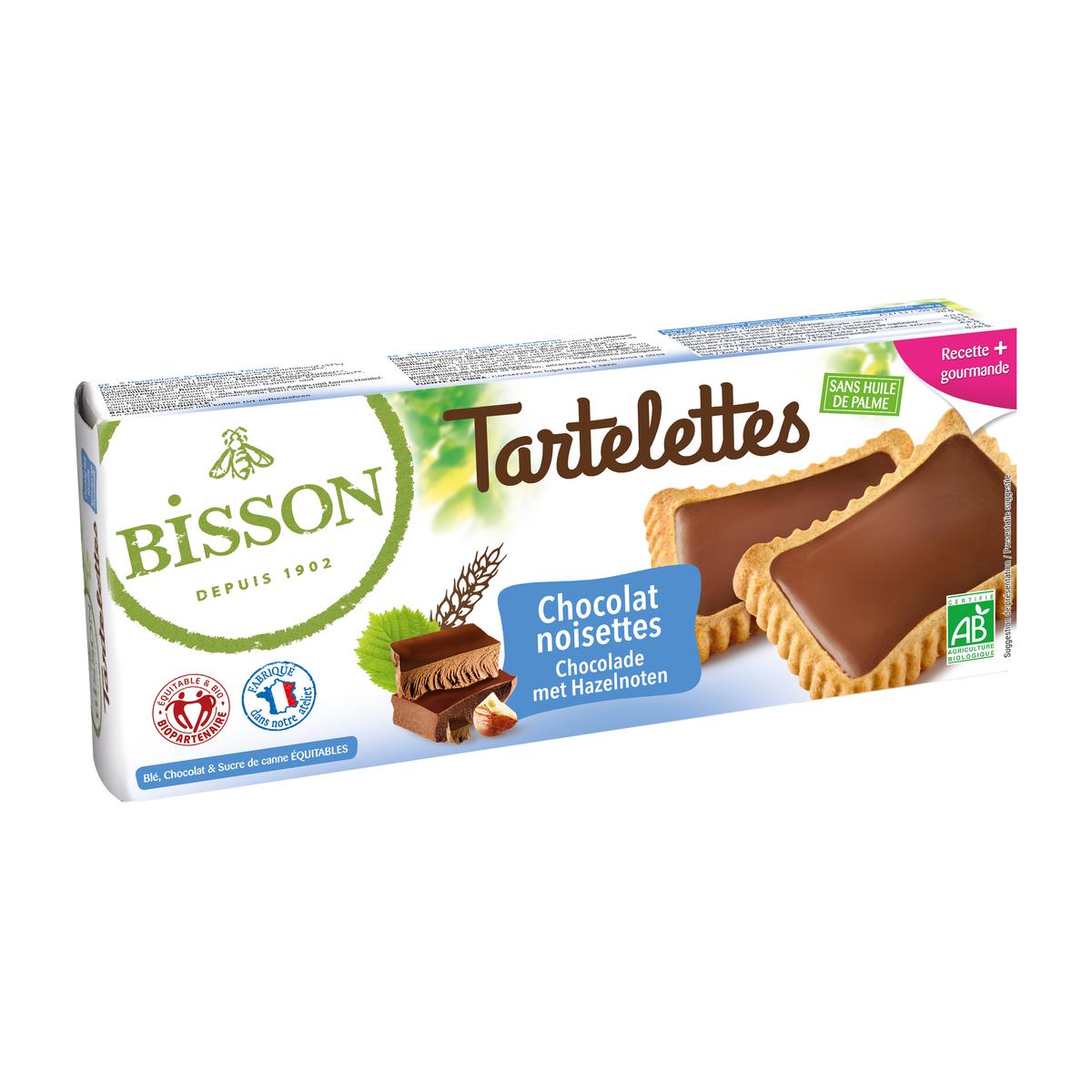 3380380087448 - Bisson - Tartelette chocolat noisette bio