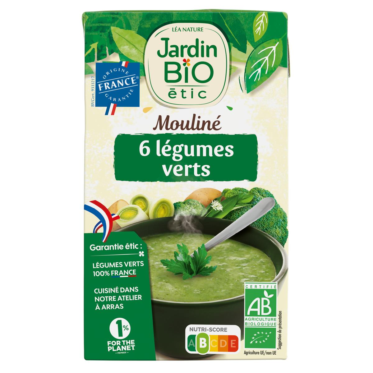 3456300017748 - Jardin Bio Etic - Soupe Mouliné 6 légumes verts