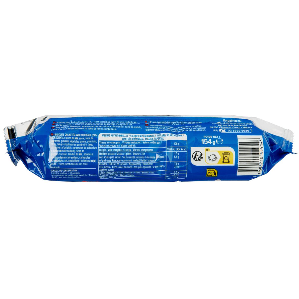 3596710459148 - Auchan - Cream loop biscuits fourrés x14