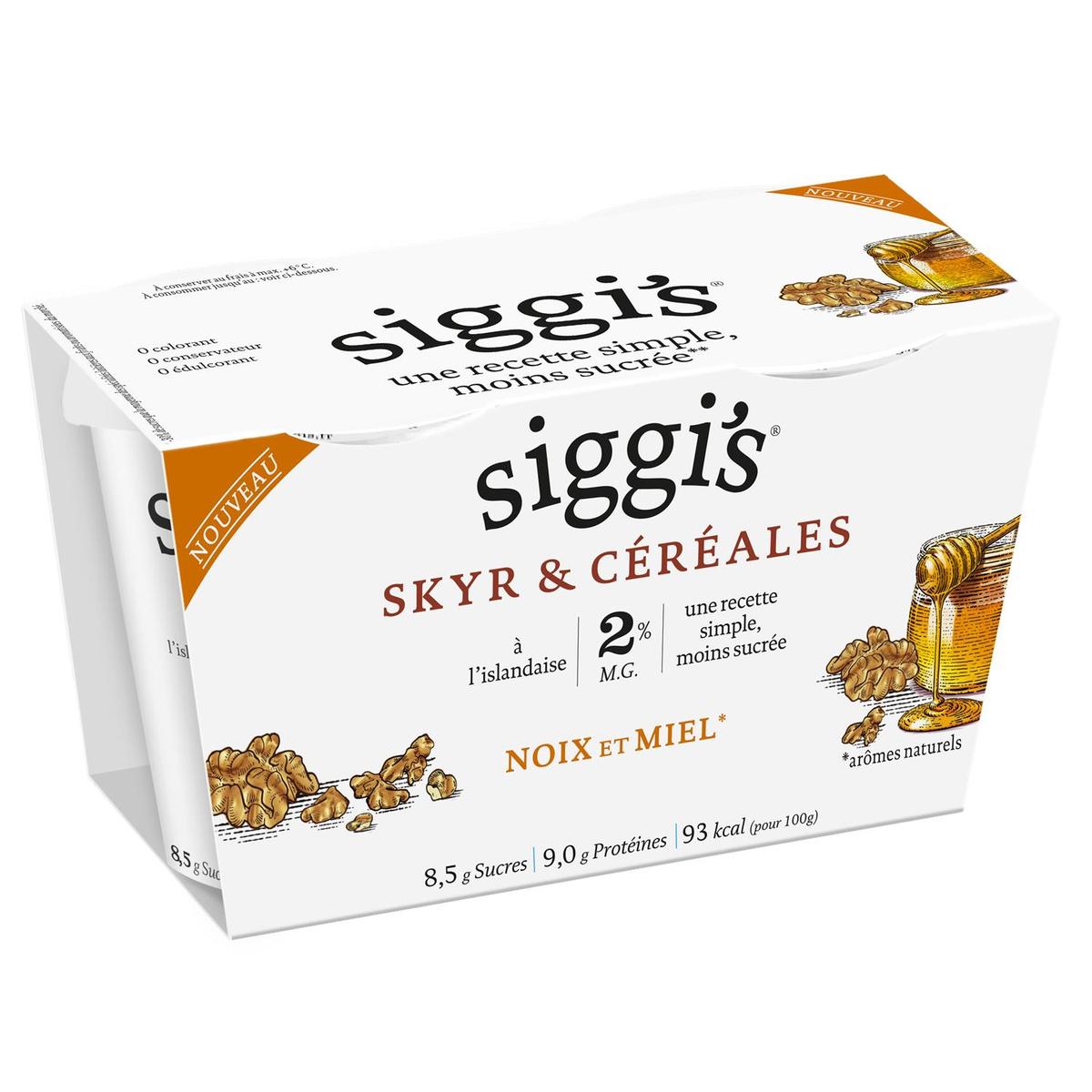 3023290069448 - Siggi's - Skyr Miel Noix 2%mg