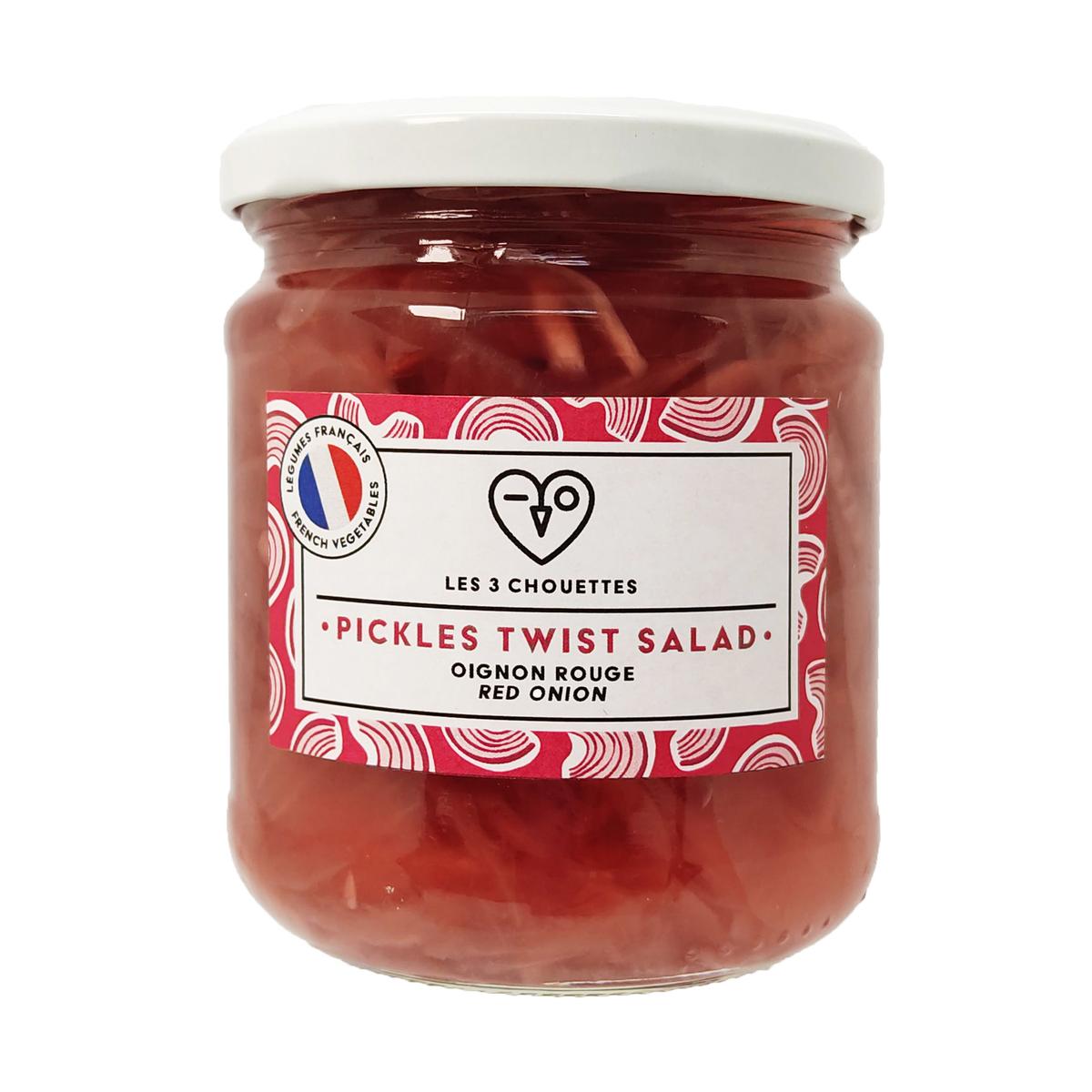 3760431670049 - Les 3 Chouettes - Pickles Oignons Rouges Bio
