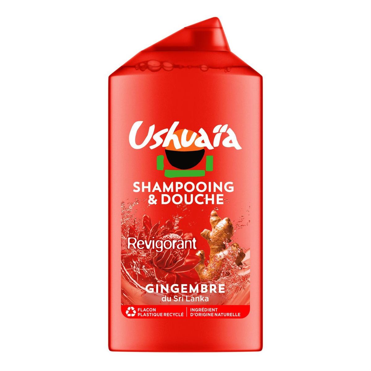 3600551160849 - Ushuaïa - Shampooing Revigorant au Gingembre du Sri Lanka