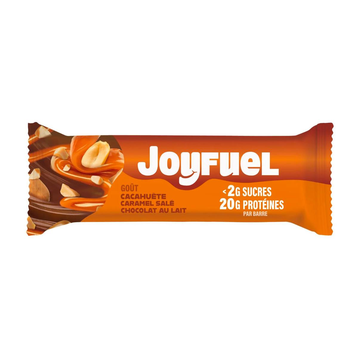 3609200011549 - Joyfuel - Barre Protéinée Cacahuète Caramel Salé et Chocolat au lait