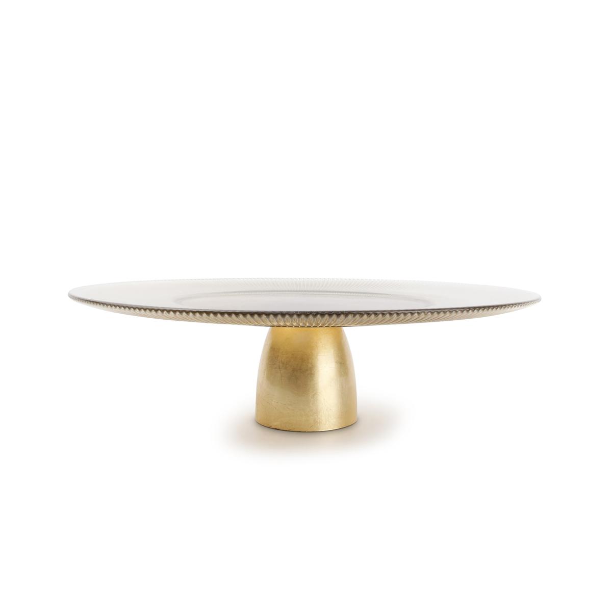 5410595723249 - Collection Glint - Plat à tarte sur pied 33xH10cm gold Glint