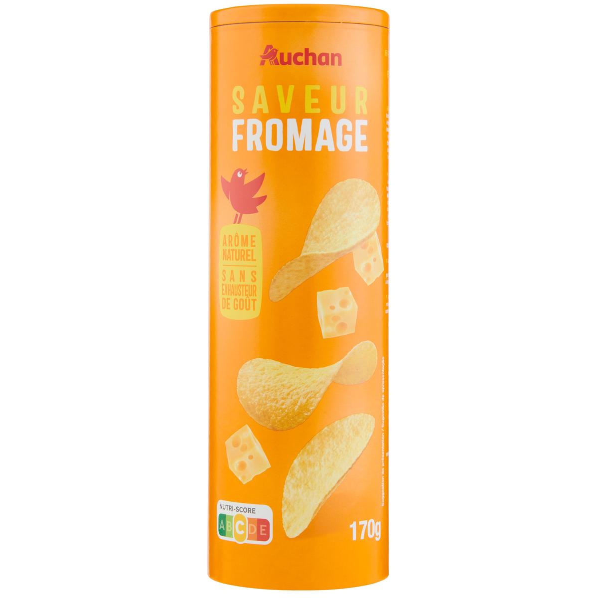 3596710473649 - Auchan - Chips tuiles saveur emmental