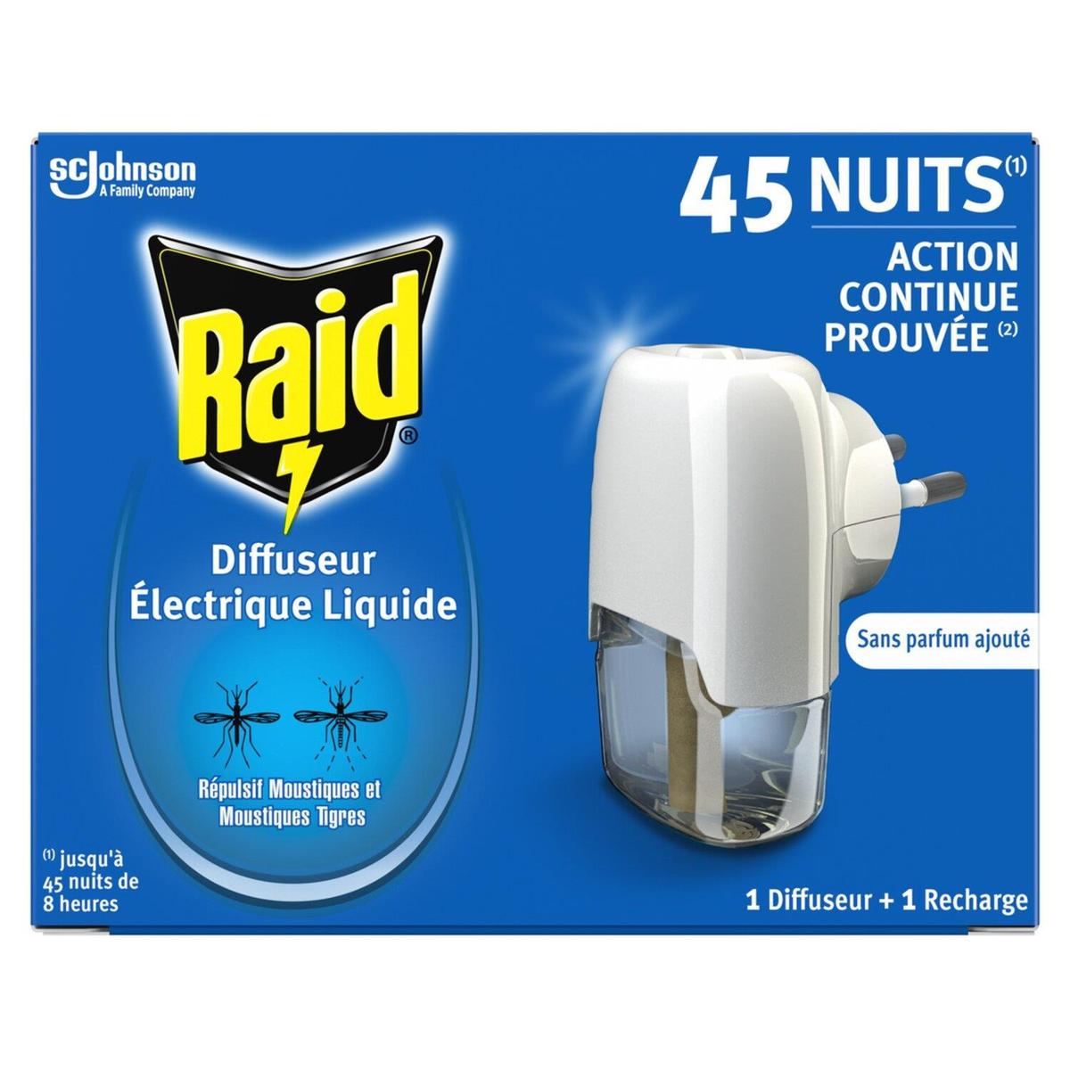 5000204335149 - Raid - Diffuseur Répulsif Moustiques 45 nuit