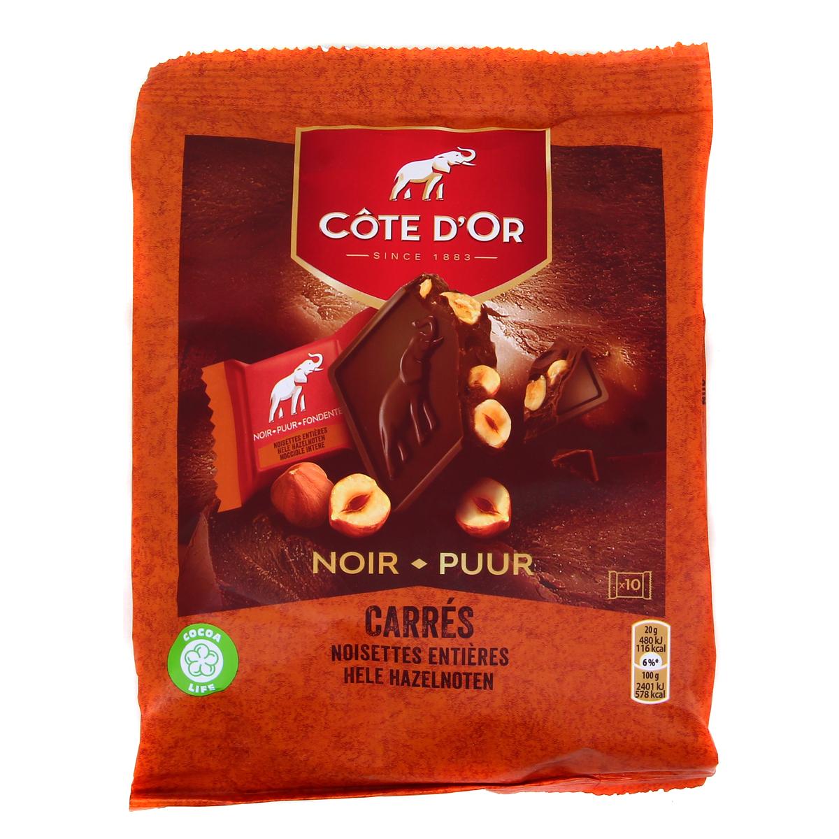 3045140015849 - Côte d'Or - Carré Noir noisettes