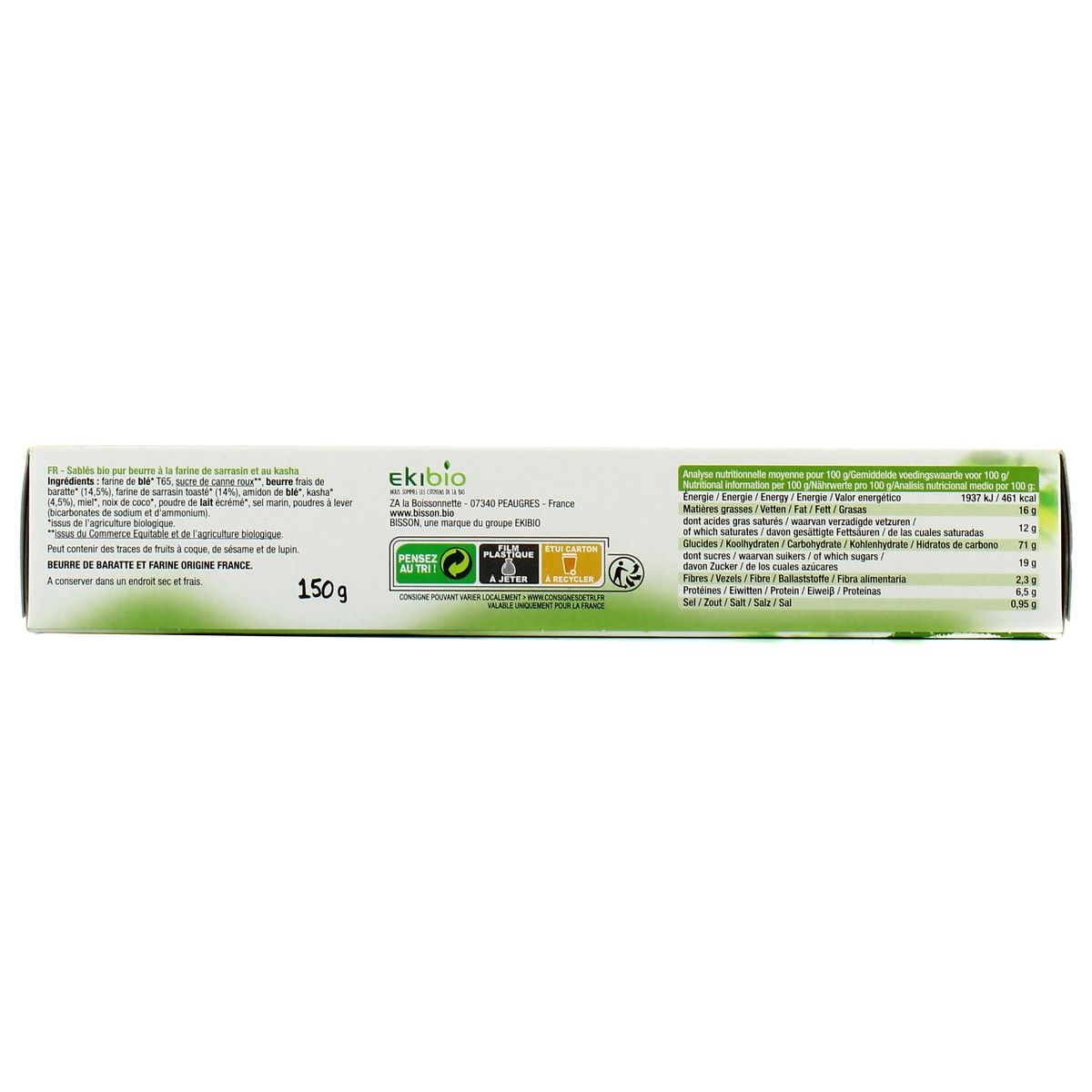 3380380086649 - Bisson - Petit beurre sarrasin bio